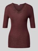 Hanro Longsleeve mit 1/2-Ärmel in Mittelbraun, Größe L