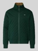 Gant Sweatjacke mit Reißverschluss in Dunkelgruen, Größe L