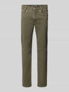MAC Straight Fit Jeans mit 5-Pocket-Design Modell 'ARNE' in Schilf, Gr...