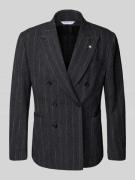 Manuel Ritz 2-Knopf-Sakko mit Reverskragen in Marine, Größe 50