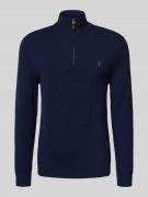 Polo Ralph Lauren Regular Fit Strickpullover aus reiner Wolle in Marin...
