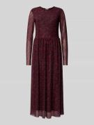 Jake*s Collection Midikleid im Stufen-Look in Rot, Größe 36