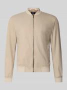 MCNEAL Jacke mit gerippten Abschlüssen in Beige, Größe M