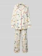 Polo Ralph Lauren Relaxed Fit Pyjama mit Reverskragen Modell 'Cozy' in...
