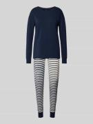 Skiny Regular Fit Pyjama in langärmeligem Design in Dunkelblau, Größe ...