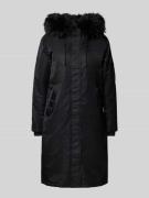 khujo Regular Fit Mantel mit Kunstfellbesatz Modell 'Jilla' in Black, ...