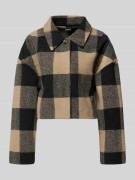 Gina Tricot Jacke mit Umlegekragen Modell 'Short jacket' in Sand, Größ...