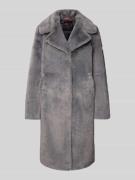 Frieda & Freddies Mantel mit Reverskragen in Dunkelgrau, Größe 34