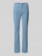 Brax Slim Fit Cordhose aus Baumwoll-Mix Modell 'Mary' in Bleu, Größe 3...
