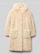 Guess Mantel aus Kunstfell mit Stehkragen in Sand, Größe 152