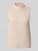 Christian Berg Woman Pullunder mit gerippten Abschlüssen in Beige, Grö...