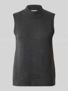 Christian Berg Woman Pullunder mit gerippten Abschlüssen in Dunkelgrau...