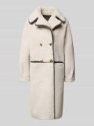 OAKWOOD Fleecemantel mit Reverskragen Modell 'TILDA' in Taupe, Größe L