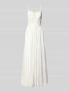 Mascara Regular Fit Brautkleid in semitransparentem Design in Weiss, G...