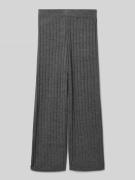 Only Wide Leg Hose mit elastischem Bund Modell 'TESSA' in Anthrazit, G...