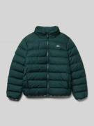 Lacoste Regular Fit Steppjacke mit Stehkragen und versteckter Kapuze i...
