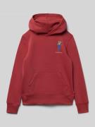 Levi’s® Kids Hoodie mit Label-Print in Bordeaux, Größe 152