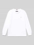 Tommy Hilfiger Teens Regular Fit Langarmshirt aus reiner Baumwolle in ...