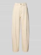 Jake*s Casual Jeans mit weitem Bein und Teilungsnähten in Ecru, Größe ...