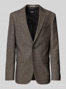 BOSS Regular Fit Anzugsakko aus Woll-Mix mit Seide Modell 'JASPER' in ...