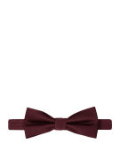 Willen Fliege aus Seide in Bordeaux, Größe 1