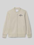 CHAMPION Sweatjacke mit Reißverschluss in Stein, Größe 176