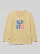 Blue Seven Longsleeve mit Motiv-Print in Schilf, Größe 104