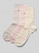 Tommy Hilfiger Socken aus Baumwoll-Mix im 3er-Pack in Hellrosa, Größe ...
