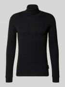 Marc O'Polo Regular Fit Langarmshirt aus reiner Baumwolle in Black, Gr...