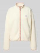 Review Sweatjacke mit Reißverschluss in Offwhite, Größe XS