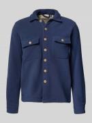 Blend Regular Fit Freizeithemd mit Kentkragen Modell 'BAKI' in Marine,...