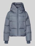 Marc O'Polo Regular Fit Daunenjacke mit Kapuze in Rauchblau, Größe 36