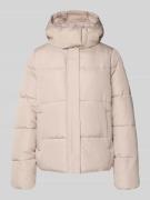 Vila Steppjacke mit Kapuze Modell 'ILJA' in Silber, Größe 34