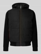 bugatti Regular Fit Steppjacke mit abnehmbaren Ärmeln in Black, Größe ...