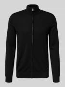 JOOP! Collection Strickjacke aus Schurwolle mit Stehkragen Modell 'Dav...