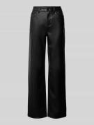 Vero Moda Wide Leg Hose in Leder-Optik Modell 'TESSA' in Black, Größe ...