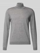 BOSS Regular Fit Rollkragenpullover aus reiner Schurwolle Modell 'MUSS...