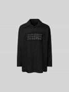 MM6 Maison Margiela Regular Fit Freizeithemd mit Logo-Detail in Black,...