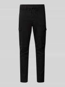 Polo Ralph Lauren Cargohose mit elastischem Bund in Black, Größe 30/34