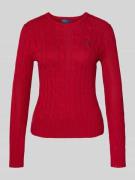 Polo Ralph Lauren Strickpullover mit Label-Stitching Modell 'JULIANNA'...