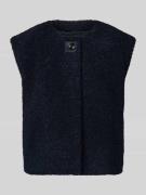 Neo Noir Fleeceweste mit Knopfverschluss Modell 'Anjanna' in Dunkelbla...