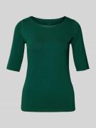 Marc Cain T-Shirt mit 1/2-Ärmel in Dunkelgruen, Größe 34