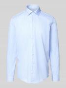 SEIDENSTICKER Slim Fit Business-Hemd mit Knopfleiste in Bleu, Größe 38