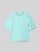 s.Oliver RED LABEL Regular Fit T-Shirt aus reiner Baumwolle in Helltue...