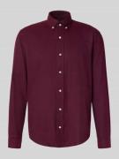 MCNEAL Freizeithemd mit Knopfleiste in Bordeaux, Größe L