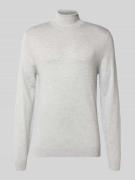 MCNEAL Rollkragenpullover aus Viskose-Mix in Mittelgrau Melange, Größe...