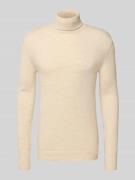 Blend Strickpullover mit Rollkragen Modell 'BRANKO' in Beige Melange, ...