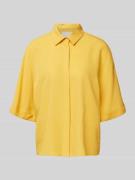Jake*s Collection Loose Fit Bluse aus Lyocell-Mix mit Leinen-Anteil in...