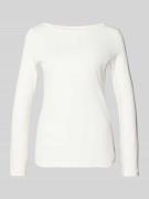 Christian Berg Woman Longsleeve mit Rundhalsausschnitt in Offwhite, Gr...