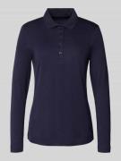 Christian Berg Woman Regular Fit Poloshirt mit Knopfleiste in Dunkelbl...